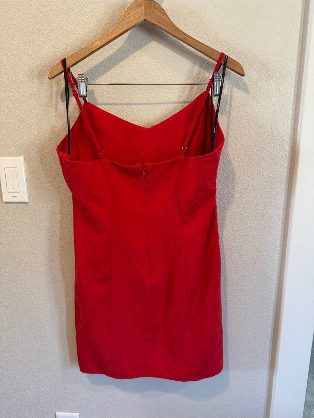 Forever 21 Red Mini Slip Dress with Double Spaghetti Straps - Picture 4 of 4